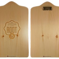 i2 wooden menu clipboard cover johannesburg